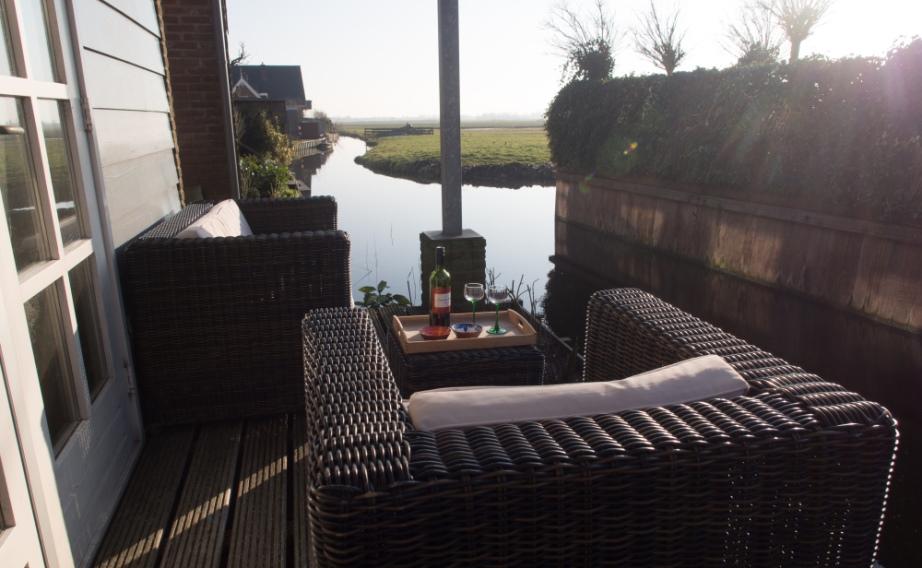 Bed en breakfast aan het zuideinde met zonnenlicht